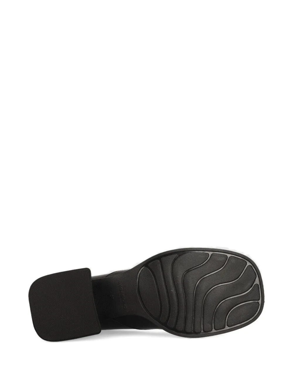Vagabond Buckle-strap Block-heeled Pumps In Black