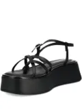 VAGABOND crossover platform sandals - Black