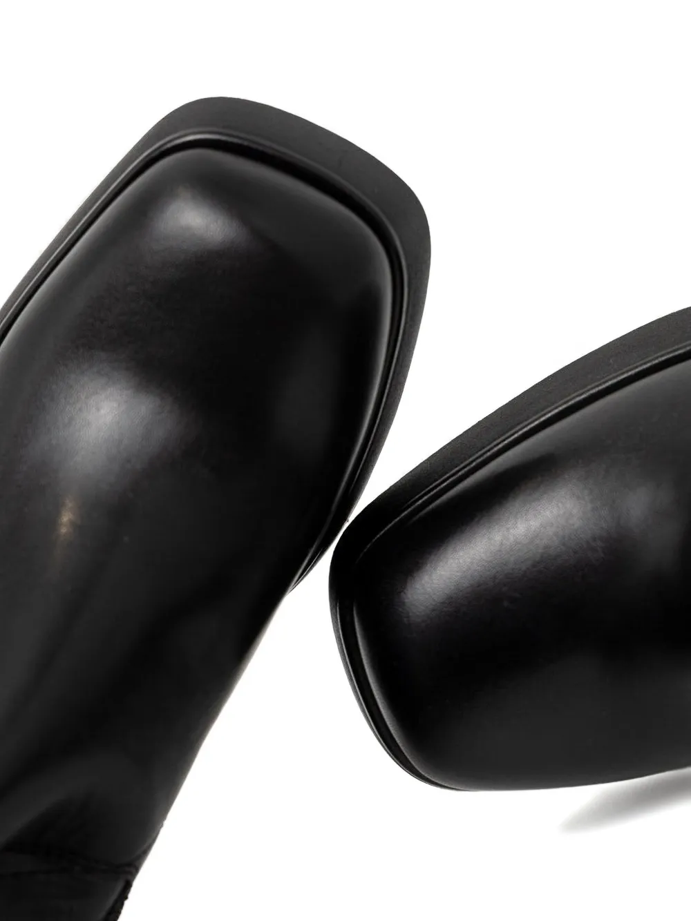 VAGABOND 87mm Brooke leather block-heel boots Black