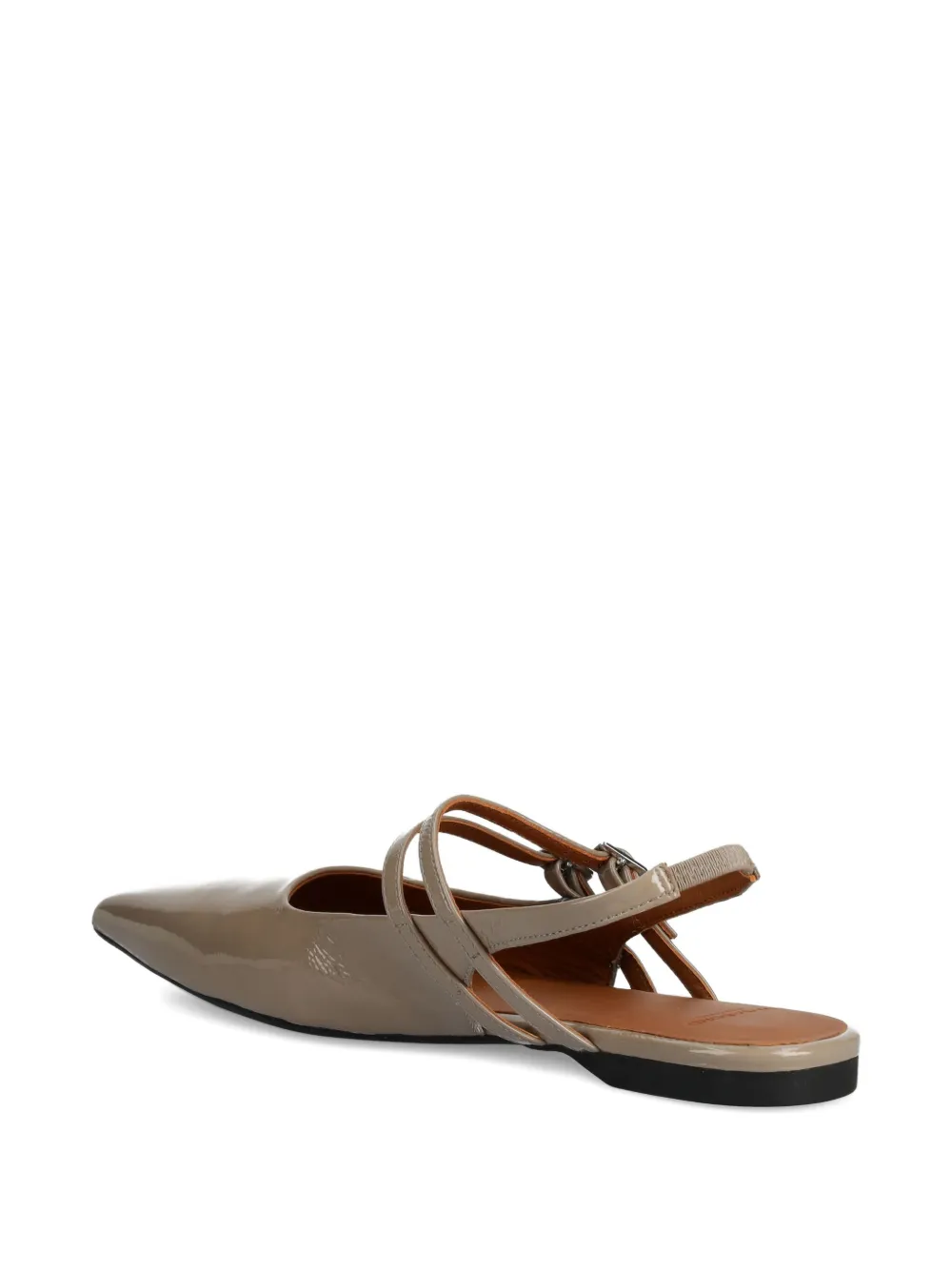 VAGABOND Hermine ballerina's met puntige neus Bruin