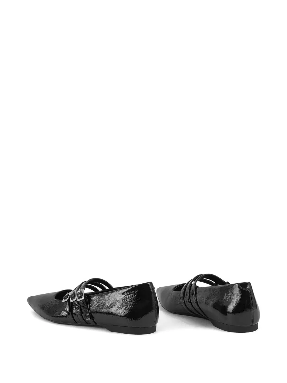 VAGABOND Hermine ballerina's met puntige neus Zwart