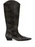 VAGABOND 40mm Cassie pointed-toe knee-high boots - Grey