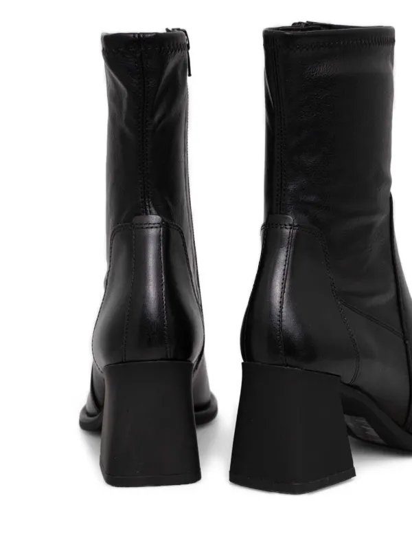 VAGABOND square-toe block-heel Boots Black FARFETCH