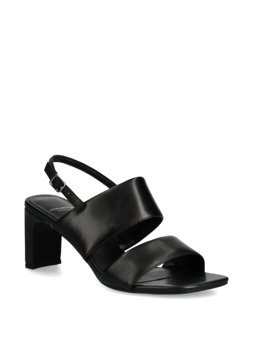 VAGABOND double-stripe slingback leather sandals | Heeled Sandals | Image 2