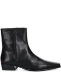 VAGABOND zip-detail pointed-toe boots - Black