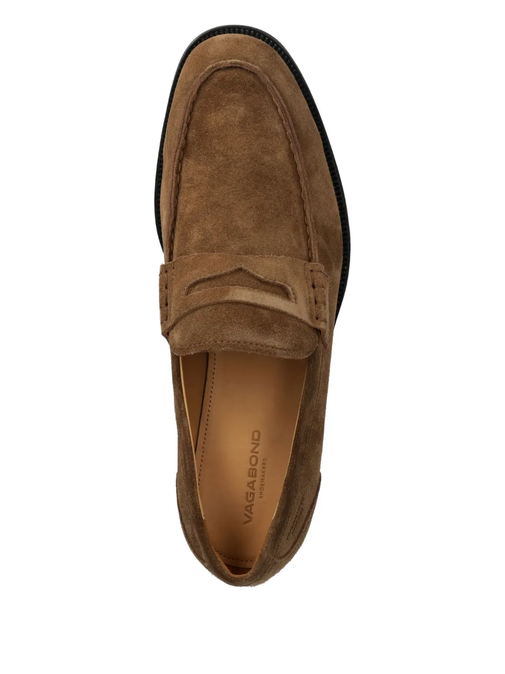 VAGABOND Suède loafers Bruin