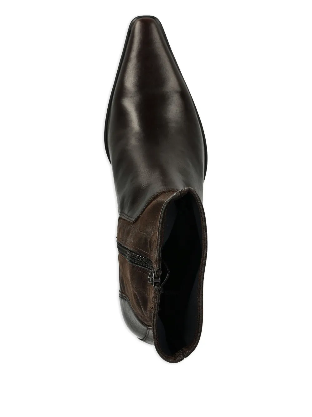 VAGABOND Giselle pointed-toe block-heel ankle boots Brown