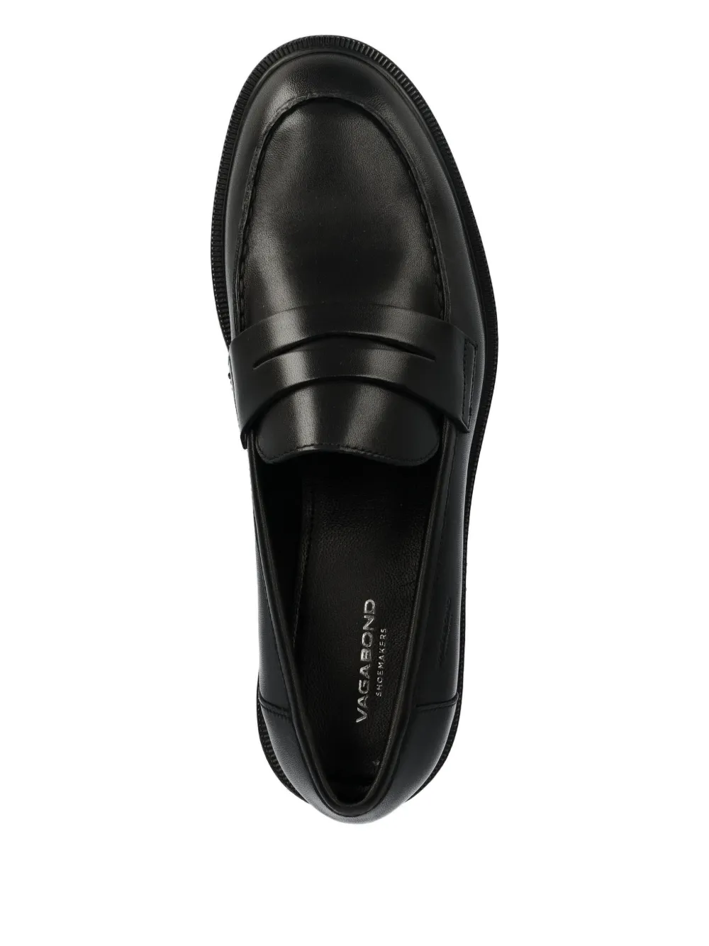 VAGABOND Amina leather penny loafers Black