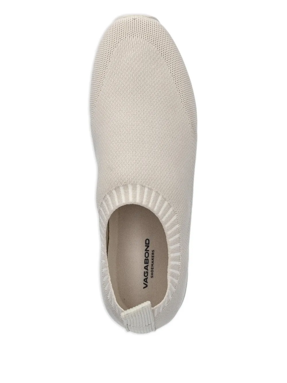 VAGABOND Yasmin gebreide slip-on sneakers Wit
