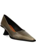 VAGABOND 60mm pointed-toe sculpted-heel pumps - Green