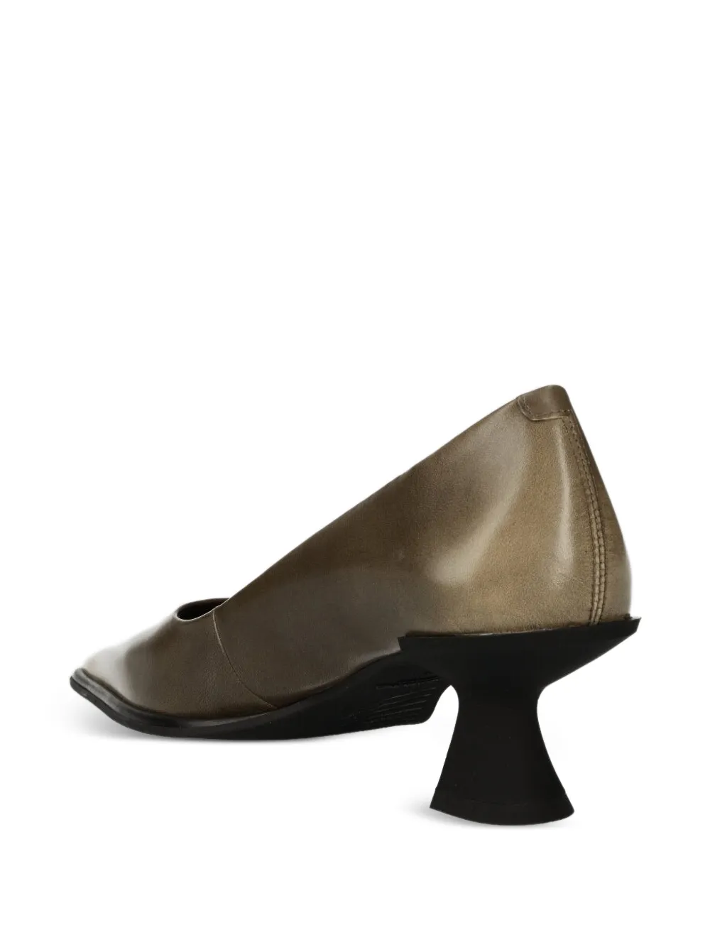 Vagabond 60mm Pointed-toe Sculpted-heel Pumps In Green