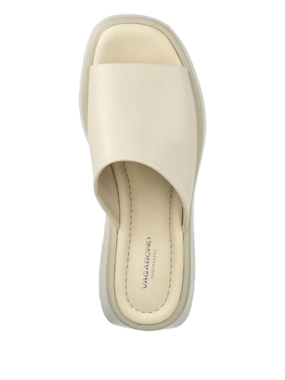 VAGABOND platform open-toe sandals White
