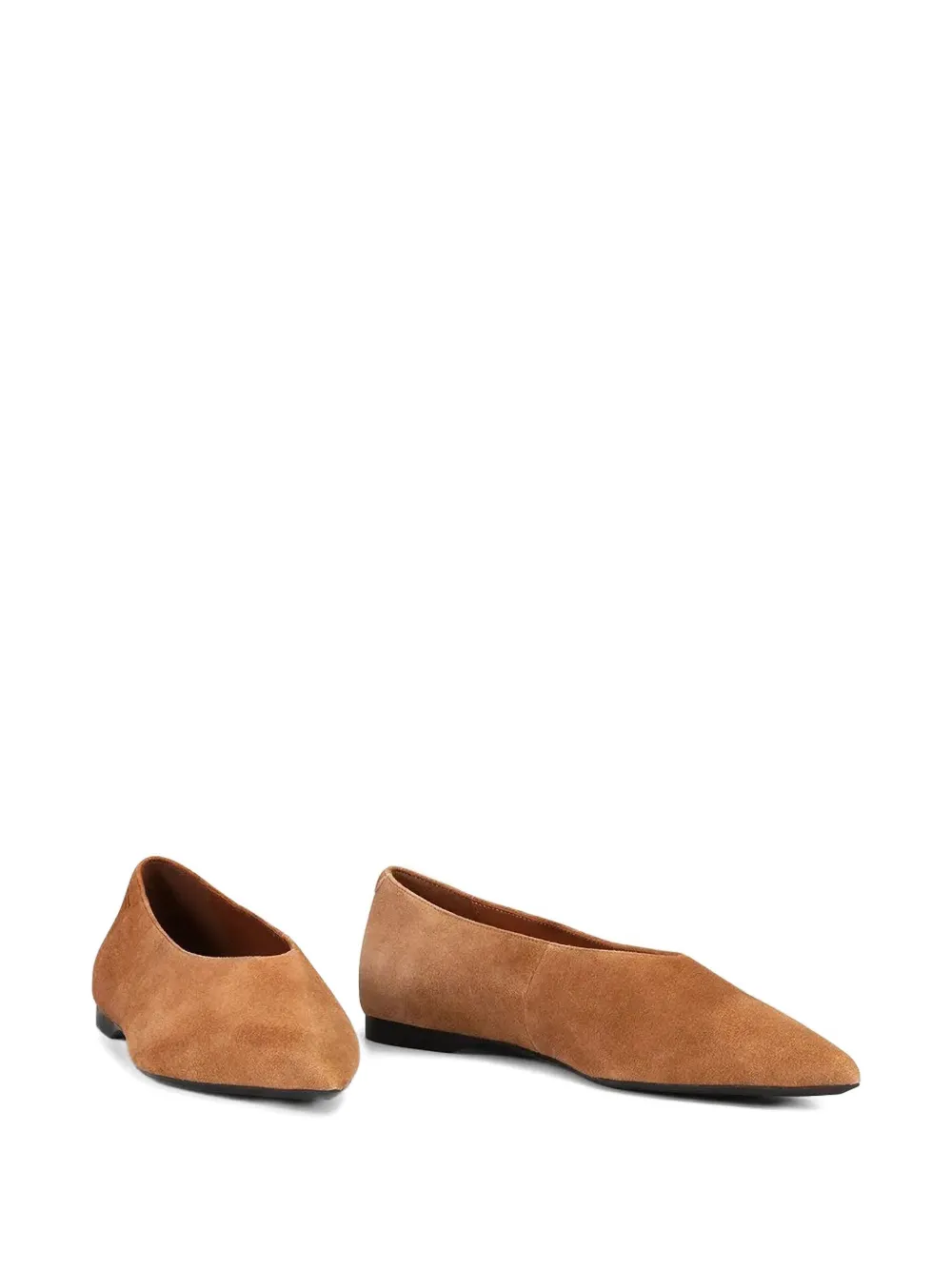 Vagabond Hermine Pointed-toe Suede Ballet Flats