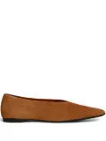 VAGABOND Hermine pointed-toe suede ballet flats - Neutrals