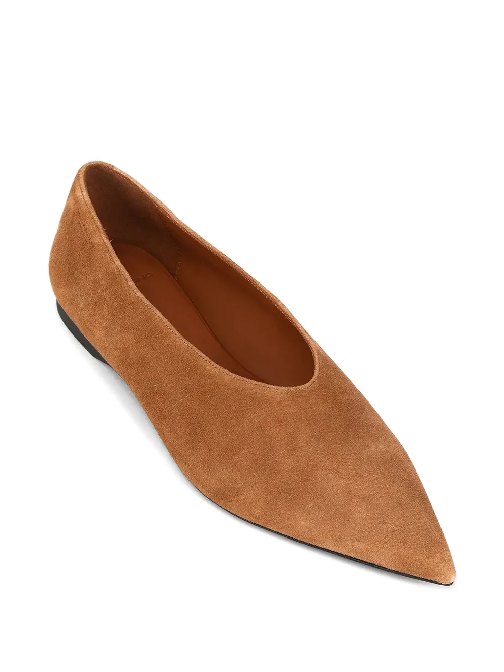 Vagabond Hermine Pointed-toe Suede Ballet Flats