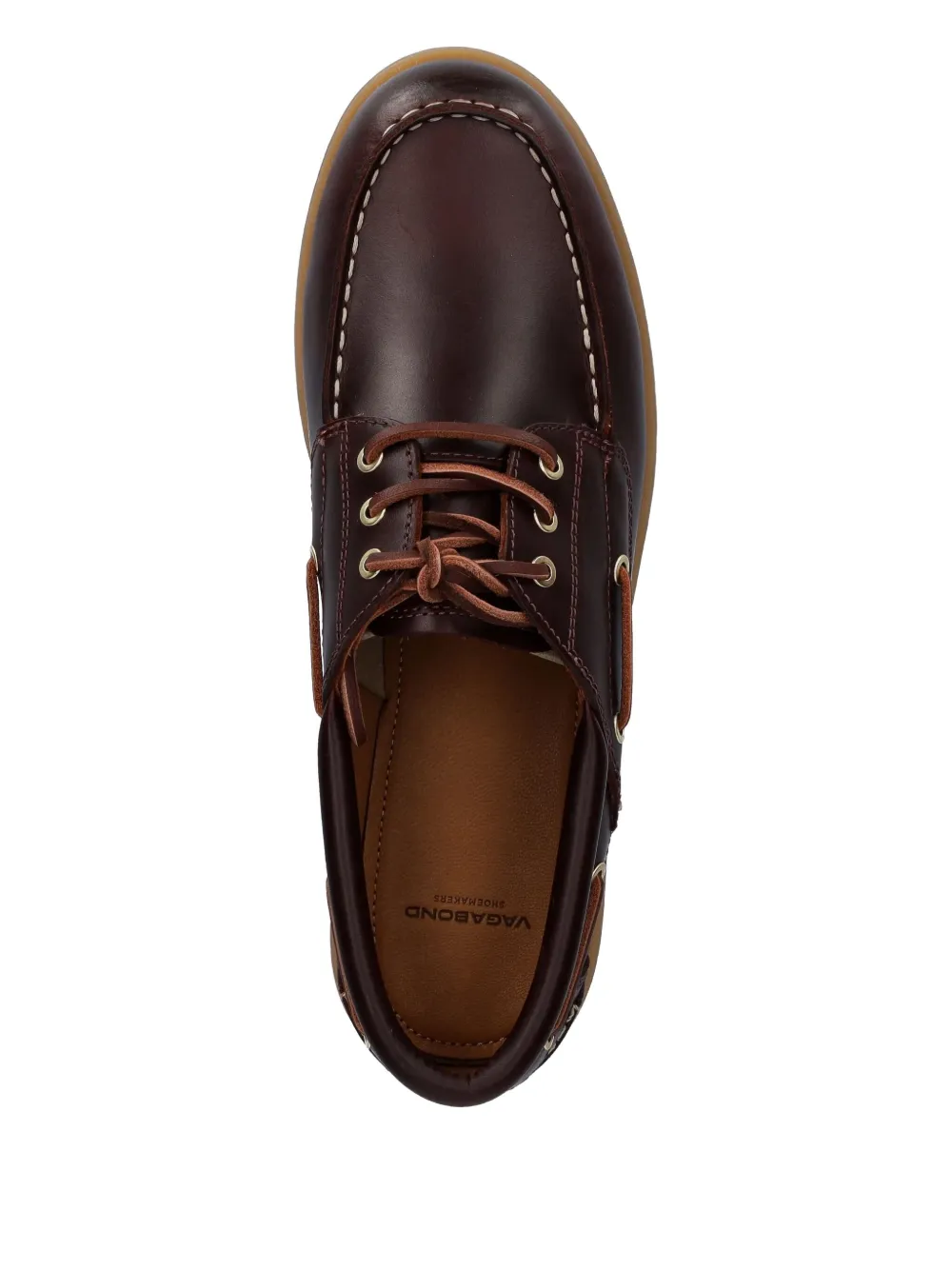 VAGABOND Joslyn leather boat shoes Brown