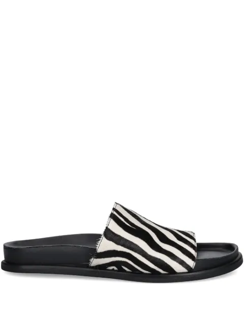 VAGABOND Effie zebra-print slides