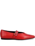 VAGABOND Wioletta buckle-strap ballet flats - Red