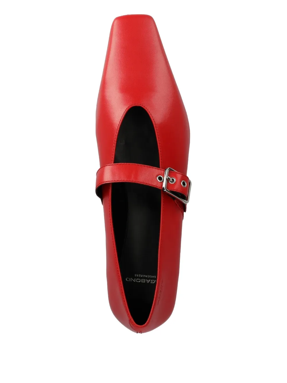 VAGABOND Wioletta buckle-strap ballet flats Red