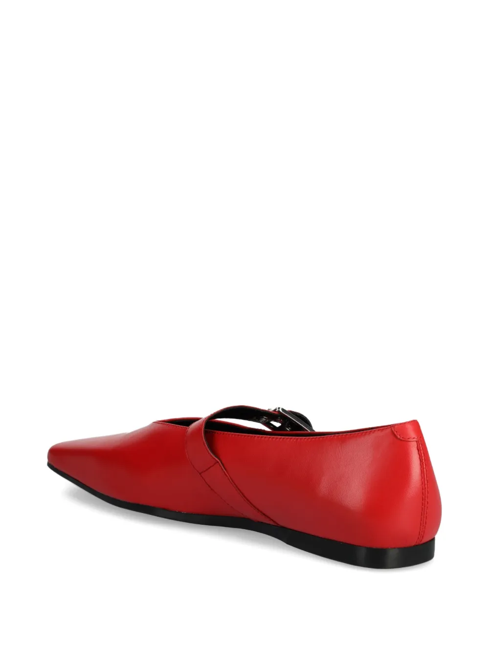 VAGABOND Wioletta buckle-strap ballet flats Red