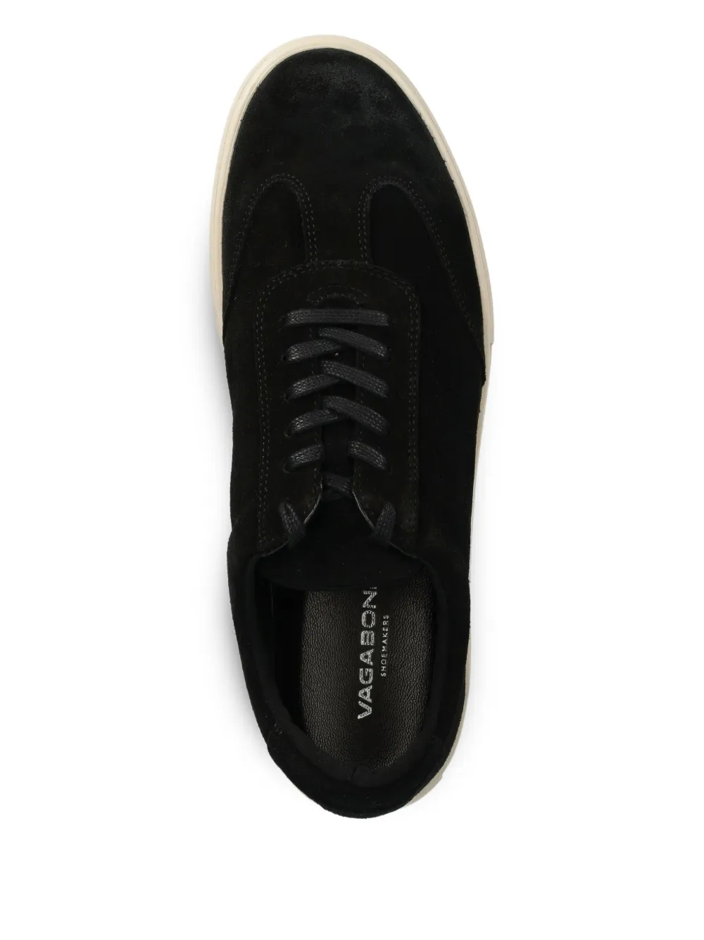 VAGABOND suede low-top sneakers Black
