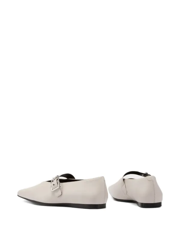 VAGABOND Wioletta buckle-fastening Ballet Flats | Neutrals