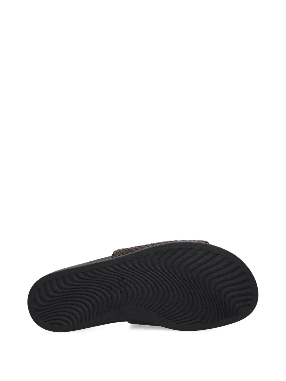VAGABOND Effie woven leather slides Brown