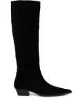 VAGABOND 40mm Cassie pointed-toe suede knee-high boots - Black