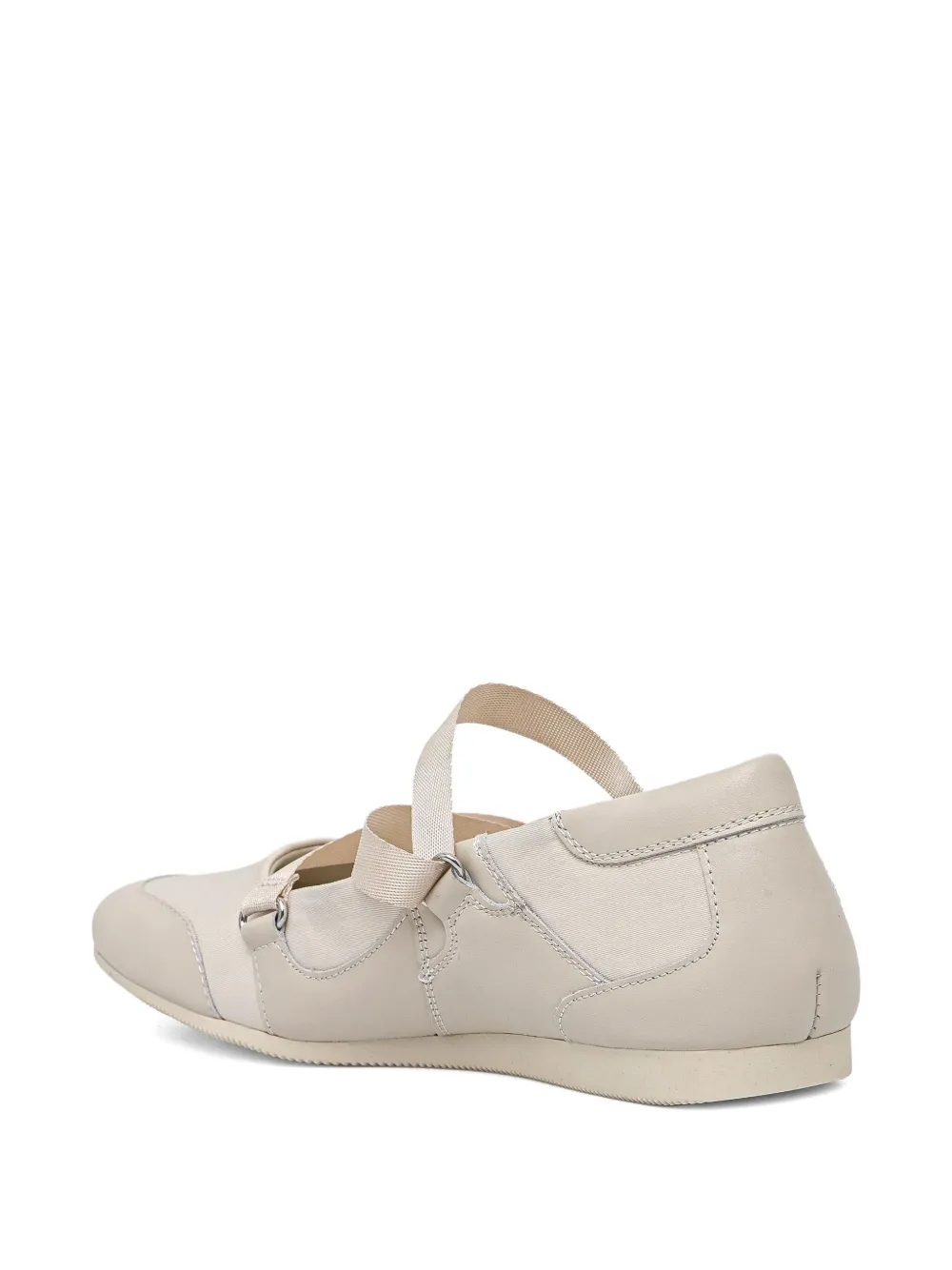 Vagabond Hillary Cross-strap Ballet Flats In Neutral