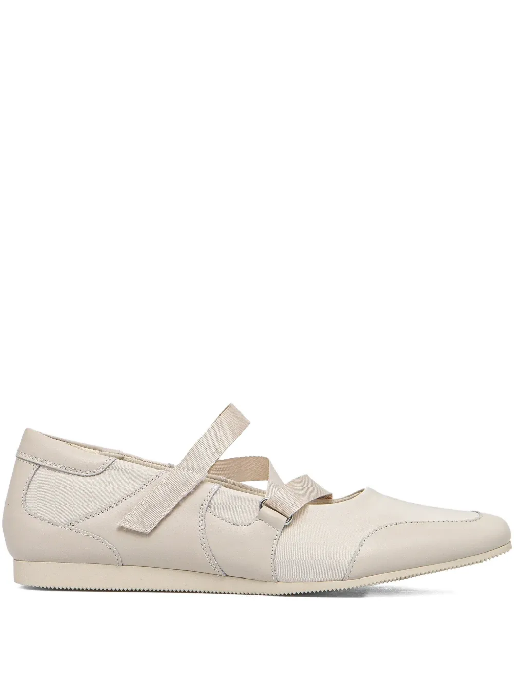 Vagabond Hillary Cross-strap Ballet Flats In Neutral