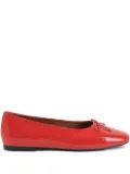 VAGABOND Jolin patent-leather ballet flats - Red