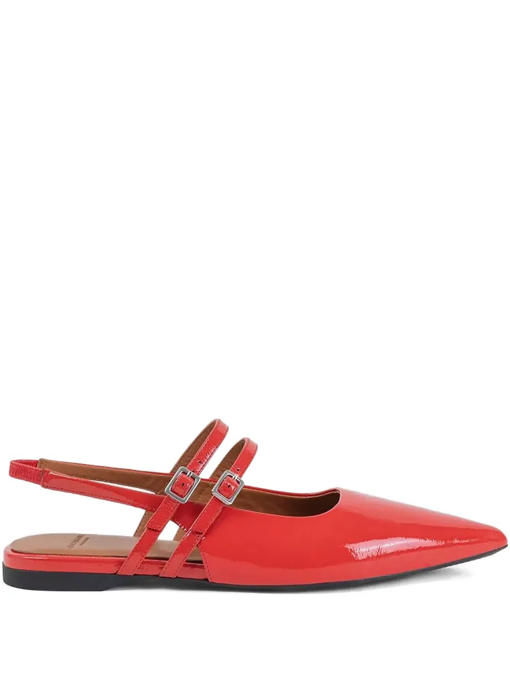 VAGABOND Hermine lakleren slingback ballerina's Rood