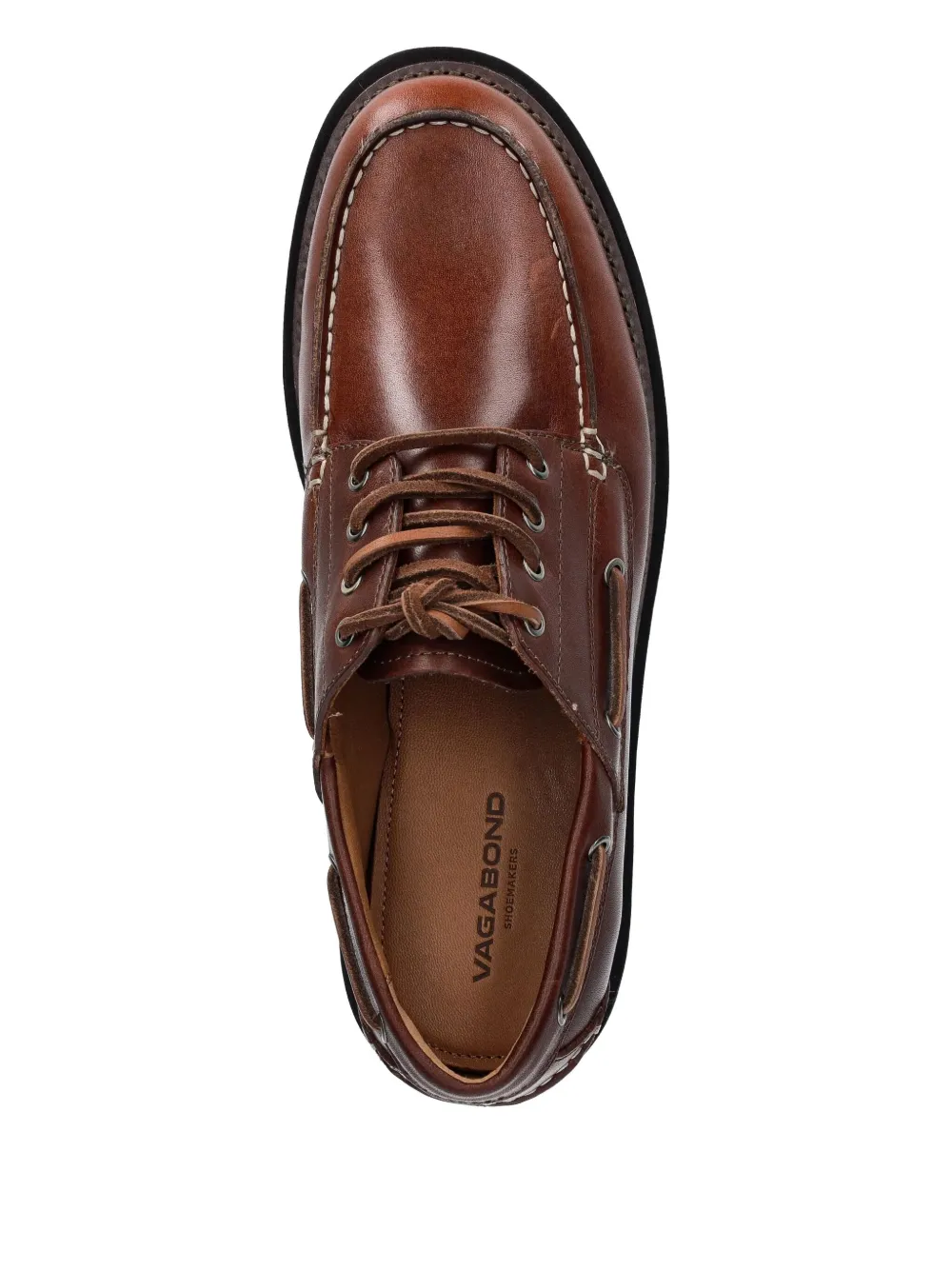 VAGABOND Jay leren veterschoenen Bruin