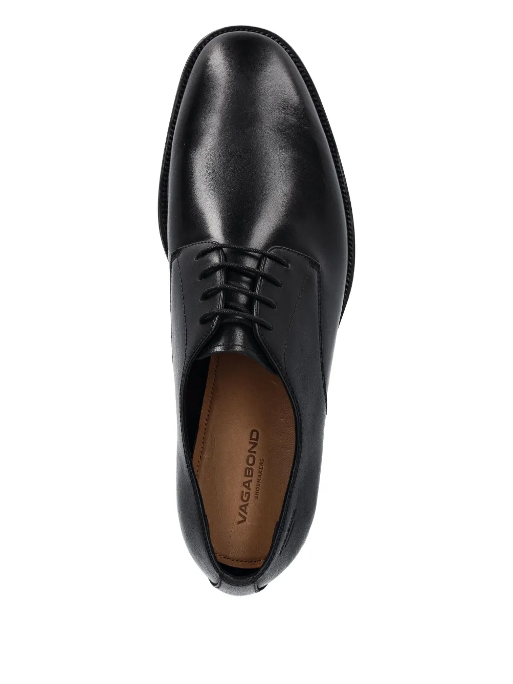 VAGABOND leather derby shoes Black