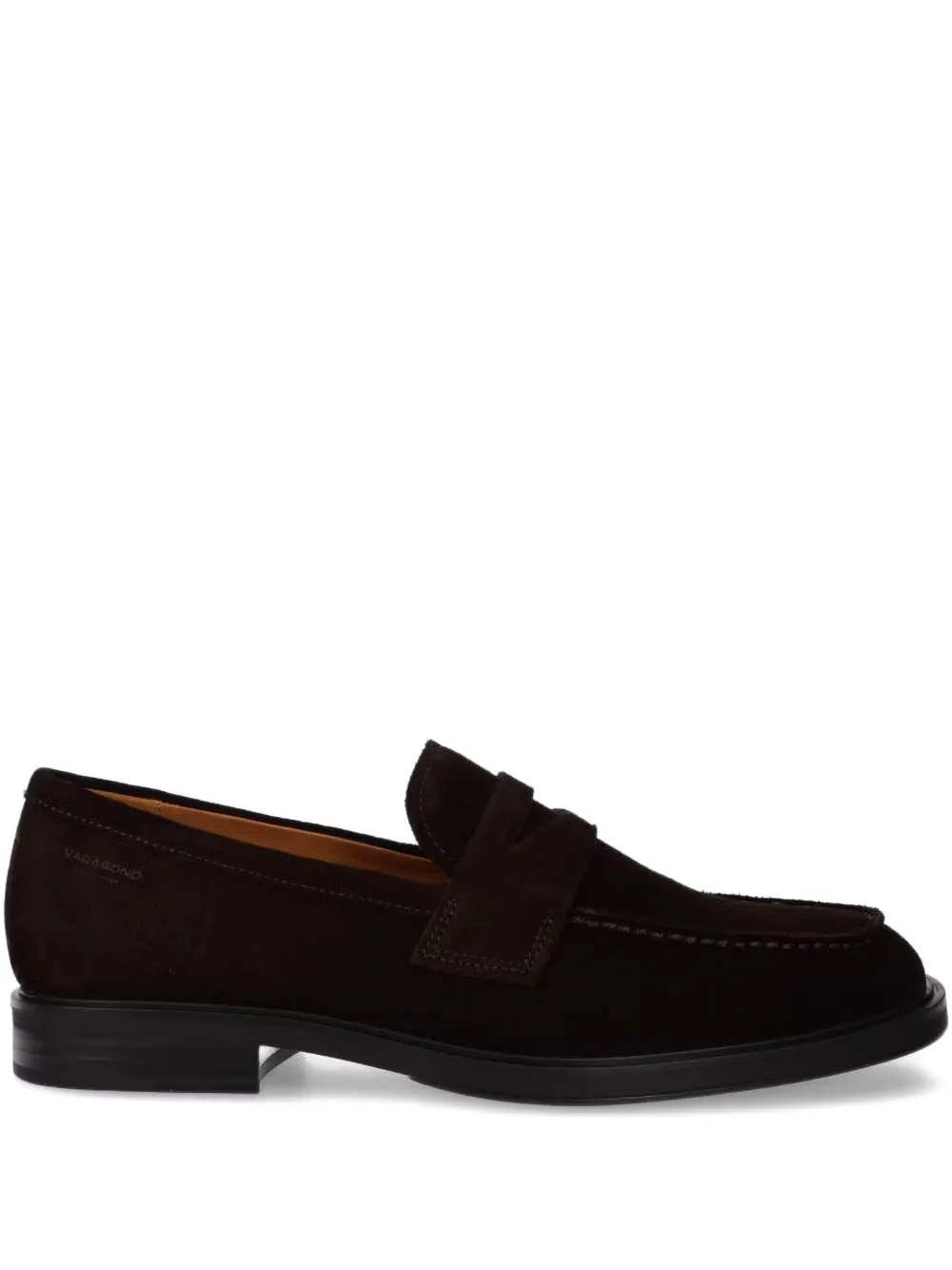 VAGABOND Suède loafers Bruin