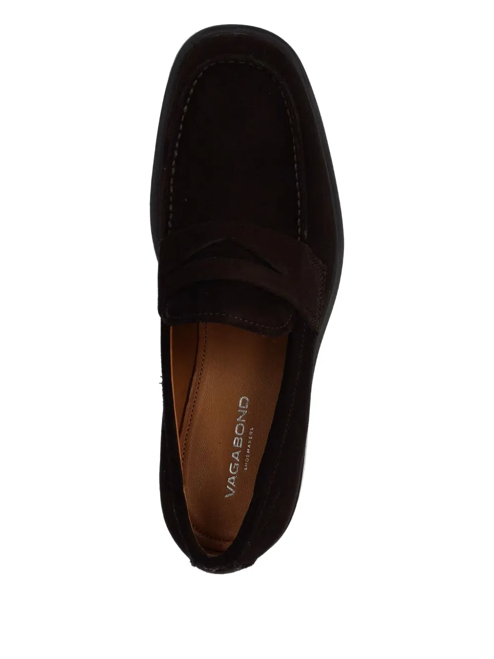 VAGABOND Suède loafers Bruin