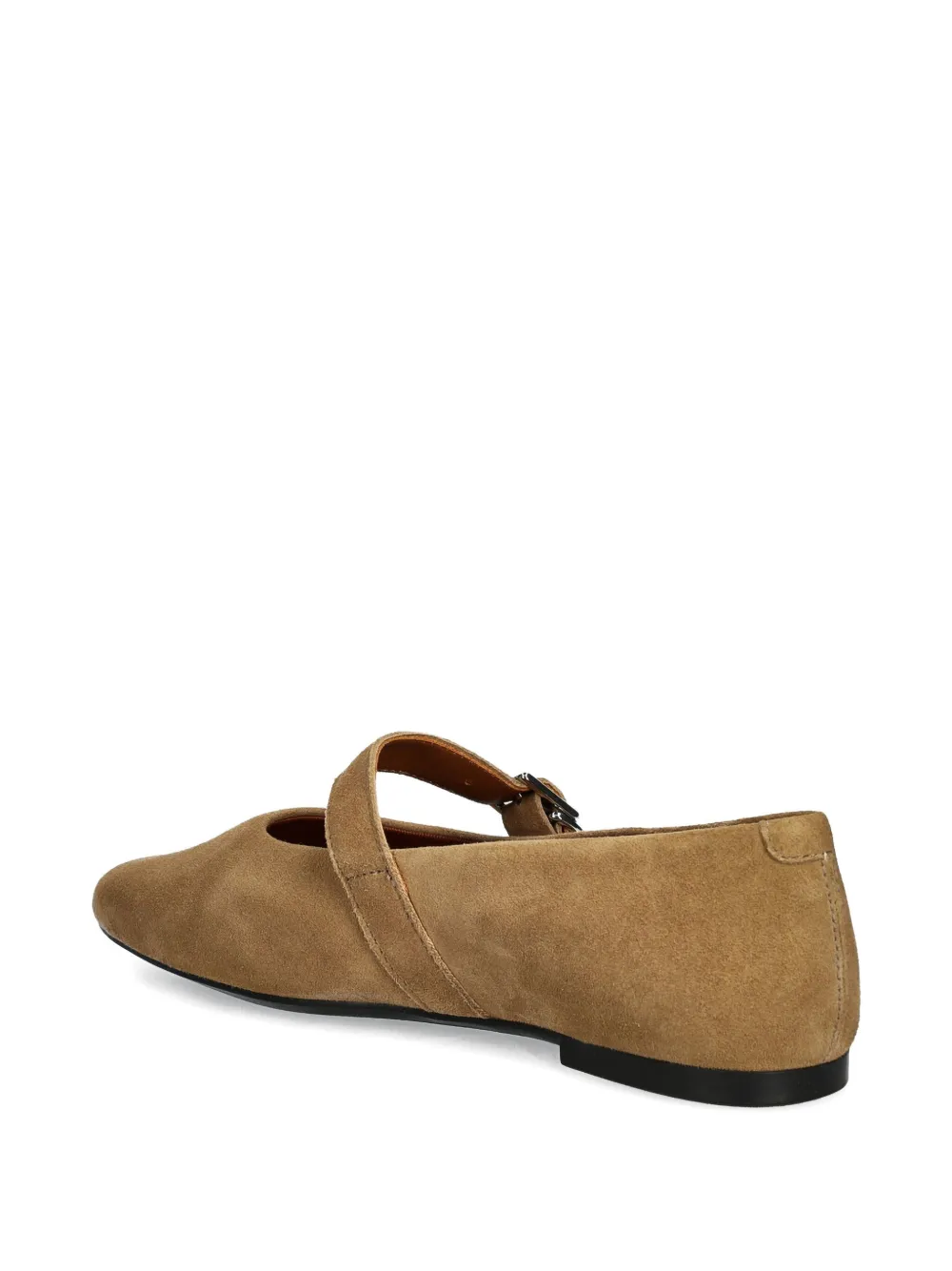 VAGABOND Jolin suède ballerina's met gespbandje Beige