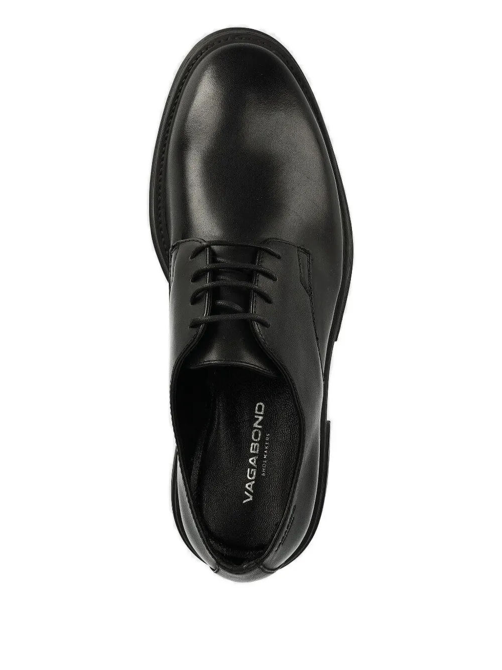VAGABOND lace-up ridged-sole derby shoes Black