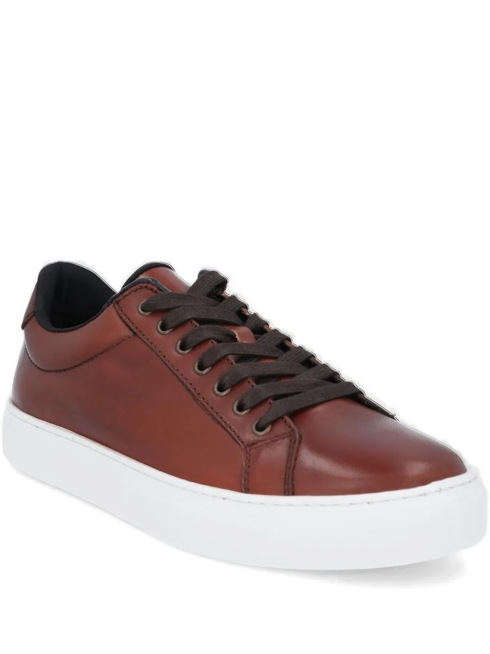 VAGABOND lace-up leather sneakers Brown