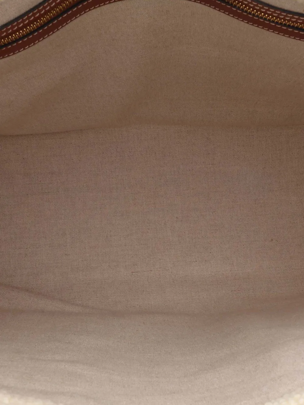 Pre-owned Celine 2020 Canvas Plein Soleil Horizontal Cabas Tote Bag In Brown