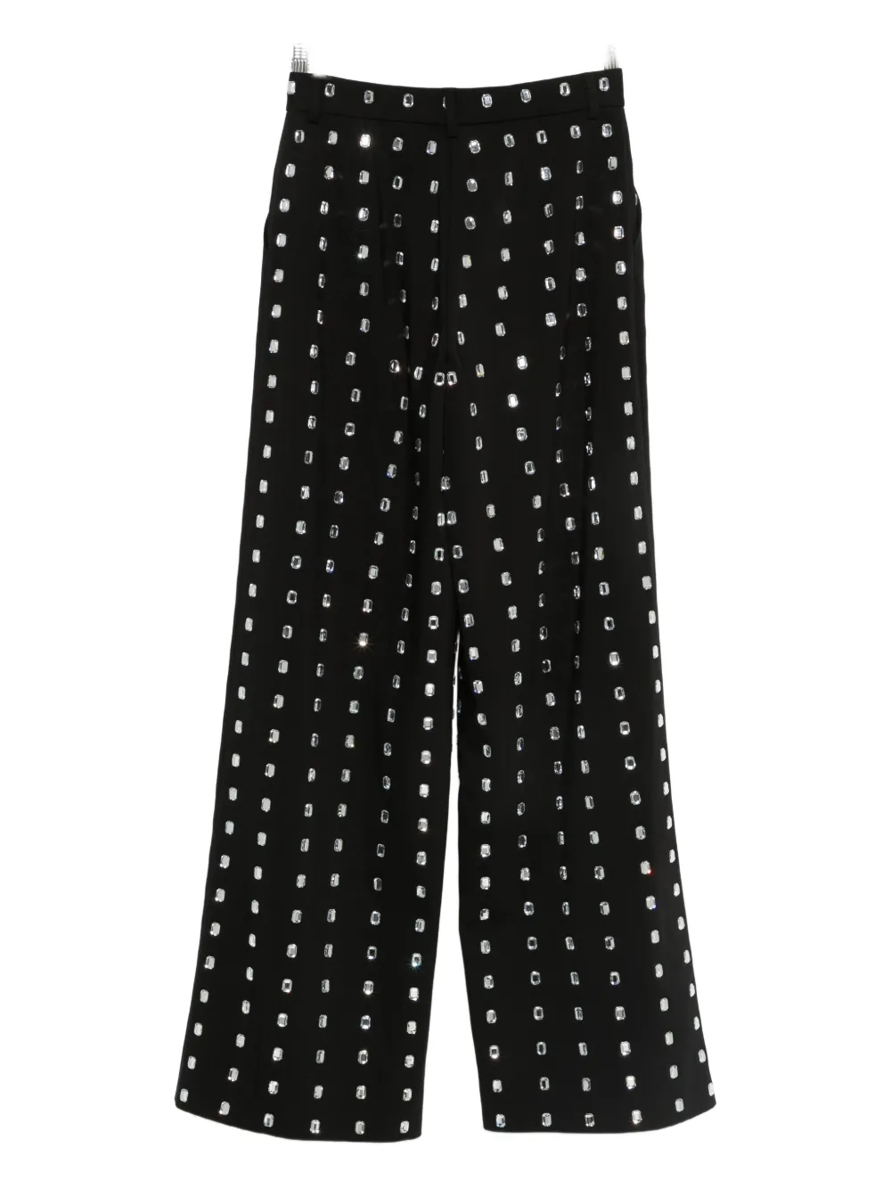 Giuseppe Di Morabito crystal-embellished high-waisted trousers - Zwart