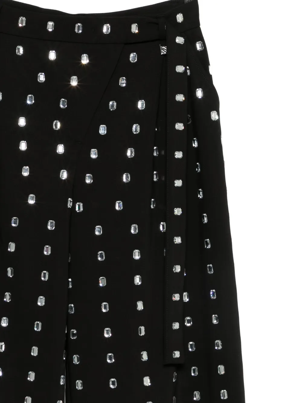 Giuseppe Di Morabito Broek verfraaid met kristallen Zwart