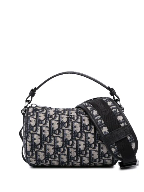 Christian Dior Pre-Owned شنطة 'أوبليك كانفا رولر ماسنجر' صغيرة بحمالة كتف 2022