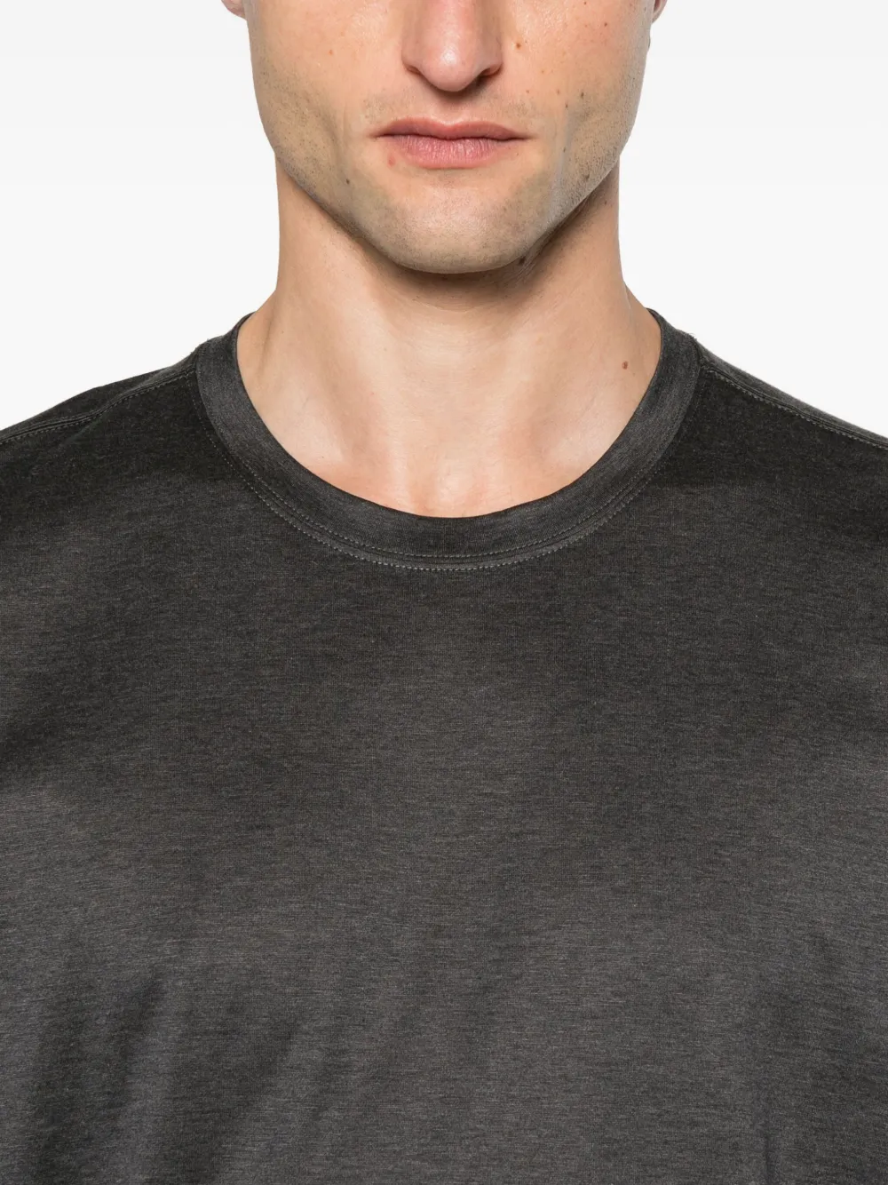 Gran Sasso T-shirt met ronde hals Grijs