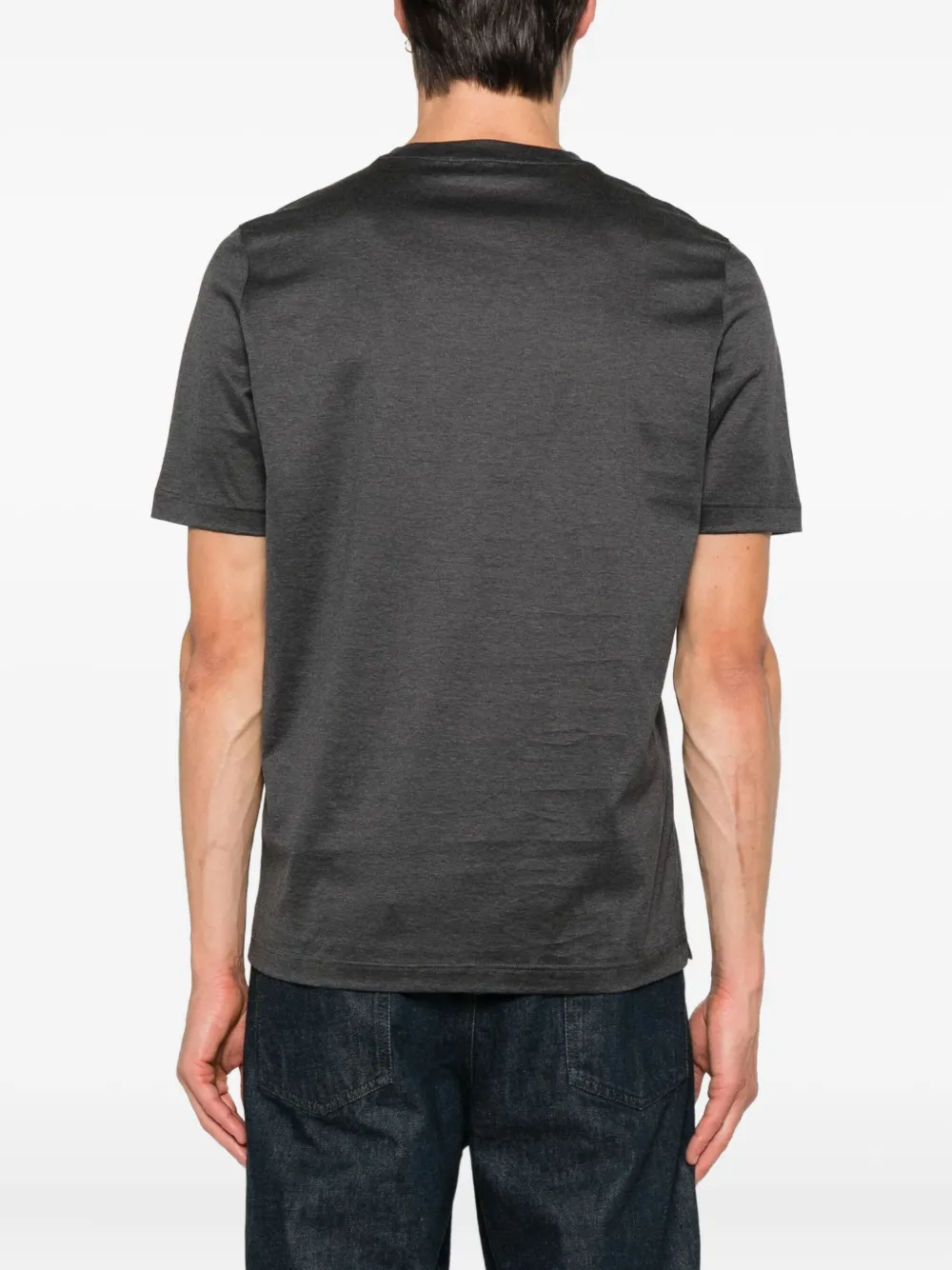 Gran Sasso T-shirt met ronde hals Grijs