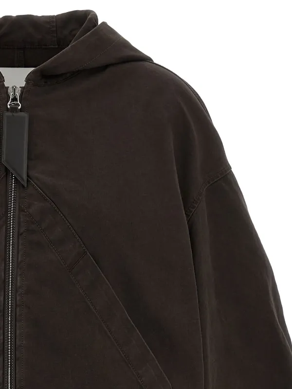 アウターその他 THE ATTICO Cotton bomber jacket Brown The Attico Cotton Bomber Jacket | Brown | FARFETCH