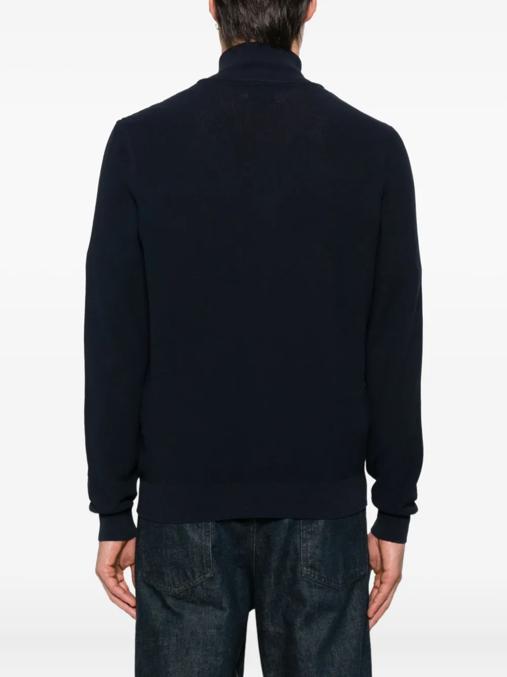 Gran Sasso Katoenen vest met rits Blauw