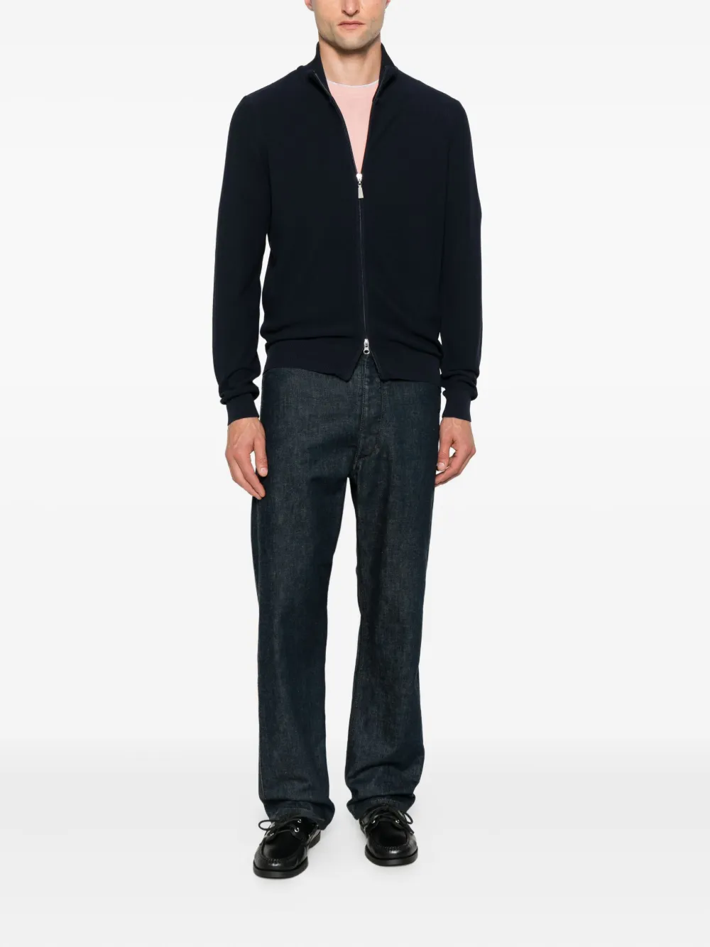 Gran Sasso zip-neck cotton cardigan | Cardigans | Image 2