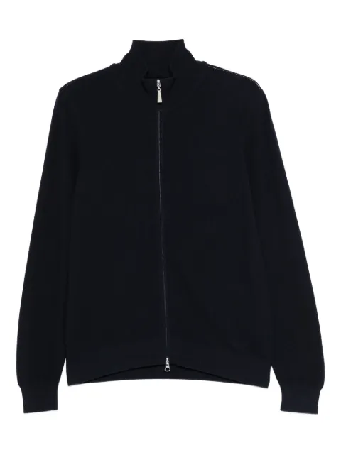 Gran Sasso zip-neck cotton cardigan