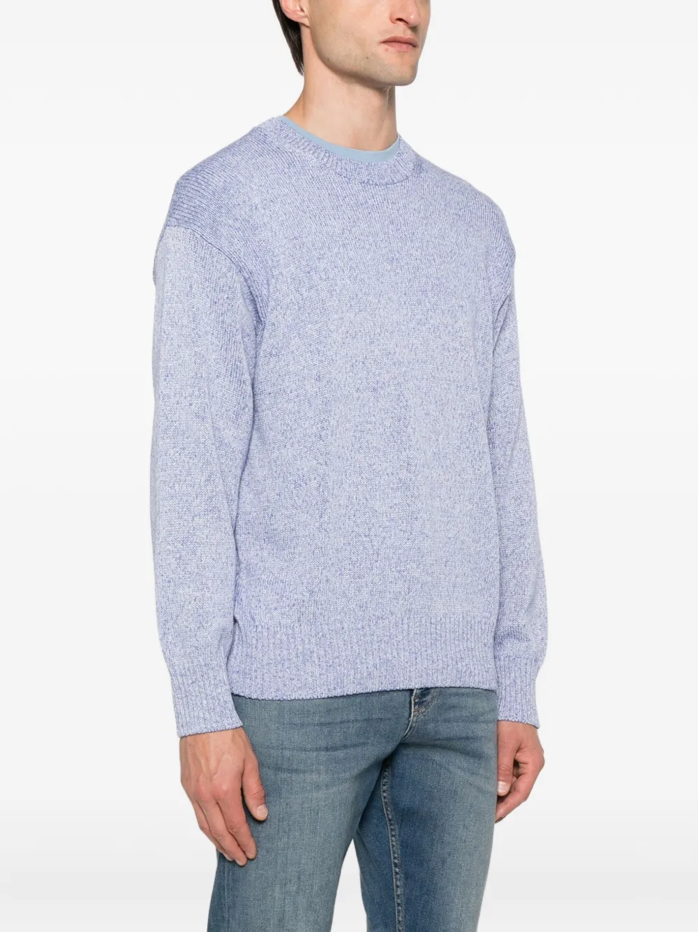 Gran Sasso Katoenen trui Blauw